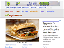 Tablet Screenshot of epicurus.com